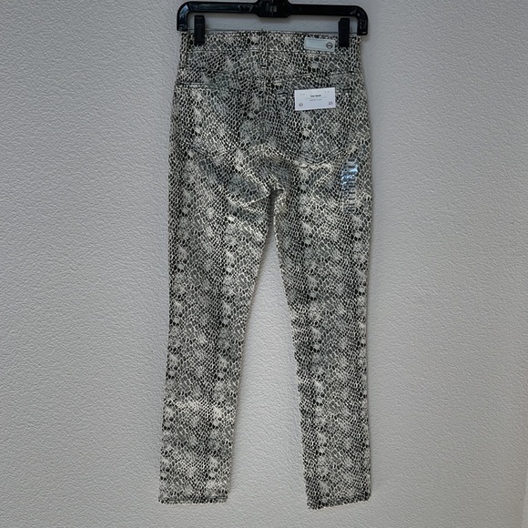 AG Mari in Silk Python Ivory Dust/Dark Algae - Picture 6 of 6